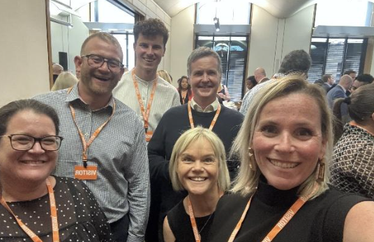 CEO, John Lee, Managing Director, Louise Joslin, and Registered Manager and Business Development Clinical Lead for Wales, Vicky Jones