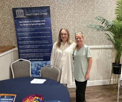 Libertatem staff at the Swansea University Careers Fair