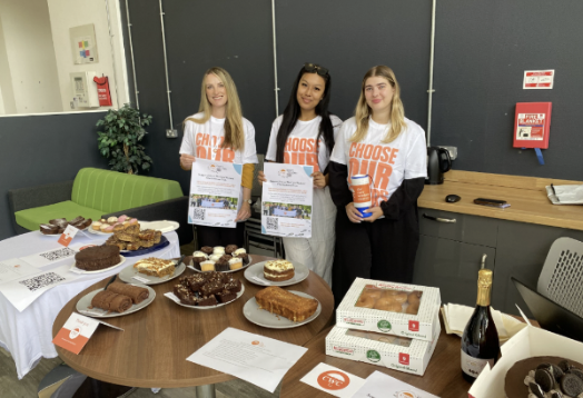Cake sale fundraising event