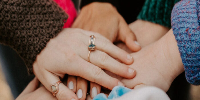 close up of holding hands